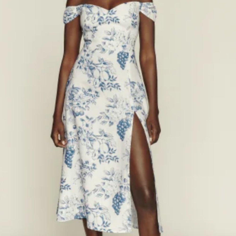 Reformation Bridgton Linen Dress